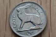 1968 Eire Thruppence