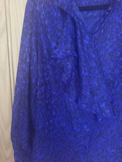 Vintage Louis Feraud animal print blouse (free post)