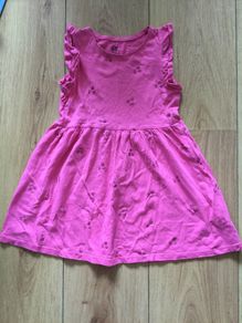 H&M Girls Organic Cotton Dress 2-4 years Brand New