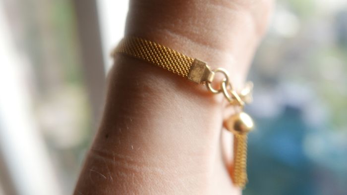 Vintage Gold Tone ANNA Bracelet 17cm