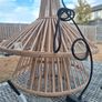 Madam Stoltz Brand New Large 3-Tier Bamboo Pendant Ceiling Light + Edison Bulb Image 4