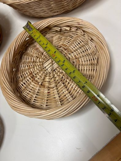 collection of various wicker baskets