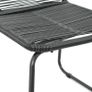 Outdoor Chairs 2 pcs Poly Rattan Black Image 3