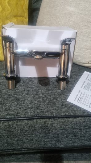 Bathroom or kitchen jasmin by sonas chrome taps with flexes new in boxes