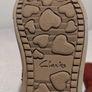 Clarks Kids Red leather Boots Image 8