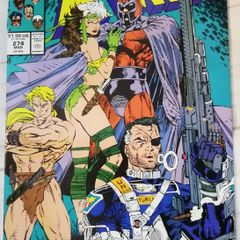 Uncanny X-Men #274 "Crossroads" : Magneto, Ka-Zar, Nick Fury - Jim Lee (1990)