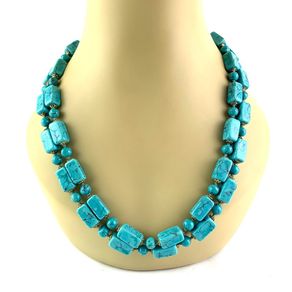 Vintage Turquoise Beaded Necklace