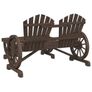4 Piece Garden Lounge Set Solid Wood Fir Image 5