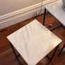 Marble top console table & matching nest of tables Image 2