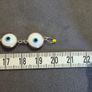 Sterling Silver Evil Eye Glass Charm Bracelet Image 5