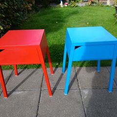 metal bedroom side tables