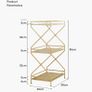 BRAND NEW Storage Racks Modern Simple Furniture Shelf Kitchen Bedroom Bathroom Organizer Image 4