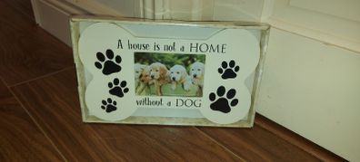 Dog photoframe / plaque
