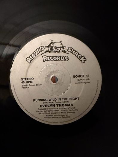 Evelyn Thomas Reflections Original 1985 UK 12inch Vinyl Record Shack
