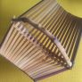 Mid Century Modern Bamboo and teak Fruit Basket Image 4