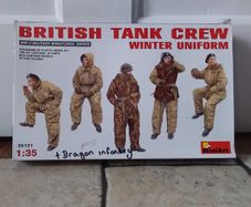 Mini Art : British Tank Crew - Winter Uniform - WW2,  Model Kit