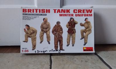Mini Art : British Tank Crew - Winter Uniform - WW2,  Model Kit
