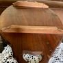 Superb Art Nouveau Style Vintage Handcarved Tray with Lilypad Design Image 7
