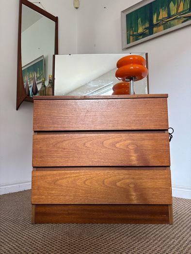 Vintage Retro Mid Century Teak Dressing Table