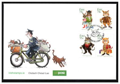 2007 Ireland Celtic Cats Commemorative Stamps An post First Day Cover (FDC)