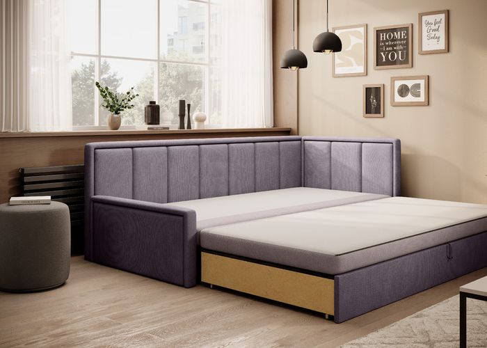 Sofa bed Fuelgo solution for unexpected guests . Big sleeping space