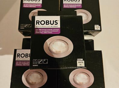 Robus ZAK 50W GU/GZ10 Alumimium Downlights 5 for 15