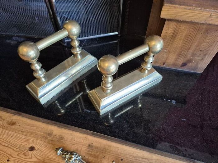 Stunning Brass Fireside Companion Set