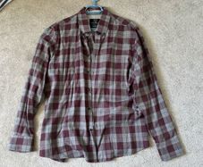 Mens Plaid Checkered Shirt