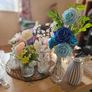 Large Tub of Table Decorations Vases and Flowers Image 5