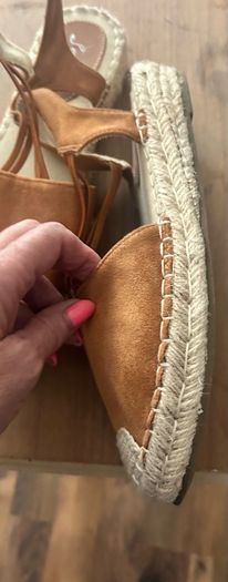 Espradillies brown suede size (40) would suit 6.5 / 7