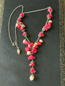 silver necklace