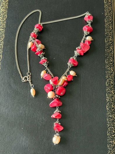 silver necklace