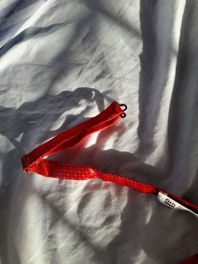 6th sense brand new red patterned bow tie