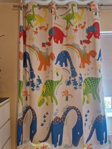 curtain - Dinosaur print with blackout lining
