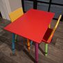 Kids Wooden Table and Chairs x2 Image 5