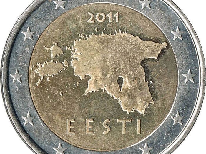 Rare EESTI 2 euro coin 2011