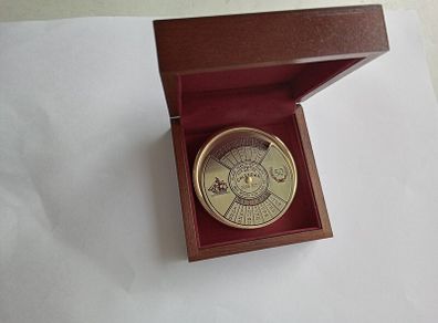 Brass perpetual calendar NEW