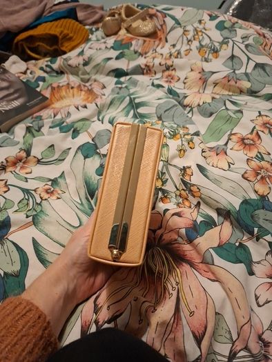 Pink Rose clutch bag