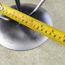 4-arm Flower  crystal tealight candle holder with a metal stand. Image 3