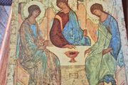 Vintage Holy Trinity Icon Glenstal Abbey