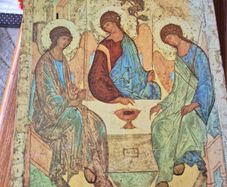 Vintage Holy Trinity Icon Glenstal Abbey