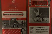 8 x Vintage Liverpool FC Match Day Programmes 1973-1978