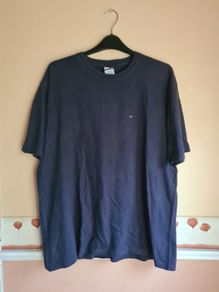 mens Tommy Hilfiger navy crew neck T shirt size L large