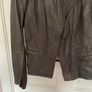 leather jacket brown leather medium. Andrew Marc Image 4