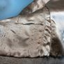 Atmosphere Ladies Beige Leather Jacket Size 8 Image 6