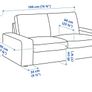 Ikea Kivik 2 Seater Sofa Image 4