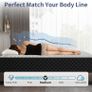 Single Mattress, 10 Inch Hybrid Mattress with Breathable Foam and Individually Pocket Spring Image 7