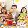 NEW SALE | Gourmet Belgian Chocolate Fountain Fondue Large Set | 500ml Capacity Electric 3-Tier Machine with Hot Melting Pot Base Image 4
