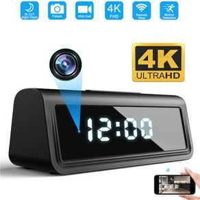 Spy wifi camera Secret Clock micro camera Recorder Security Night Vision Motion Detect Camcorder 4k HFD micro