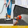 MULTIPLE SIZES AVAILABLE Hallway Runner Rug Grey 60x120cm Heavy Duty Entrance Mat Non-Slip Rubber Back Large Runner Dirt Trapper Carpet, Water Absorbent Runner Mat, Washable Rug for Hallway Kitchen Living Room Image 2